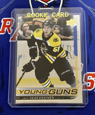 Urho Vaakanainen RC 2018-19 Upper Deck 🏒 Young Guns Silver Foil #468 ROOKIE QTY