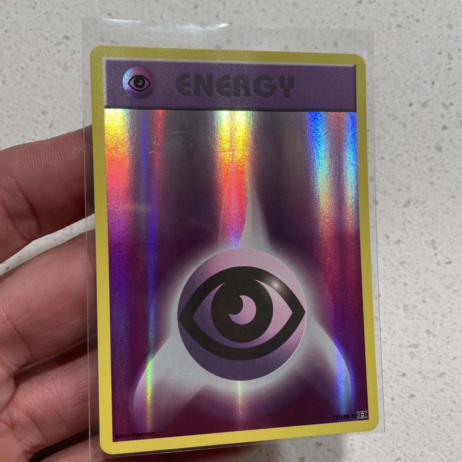 Psychic Energy - 95/108 - NM - Common Reverse Holo - XY: Evolutions -Pokemon TCG