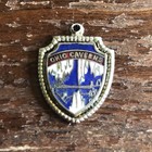 Vintage Ohio Caverns Sterling Silver Shield Charm — photo 1