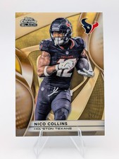 Marketplace image: 2025 Topps Chrome Black Nico Collins Superfractor 1/1 #43