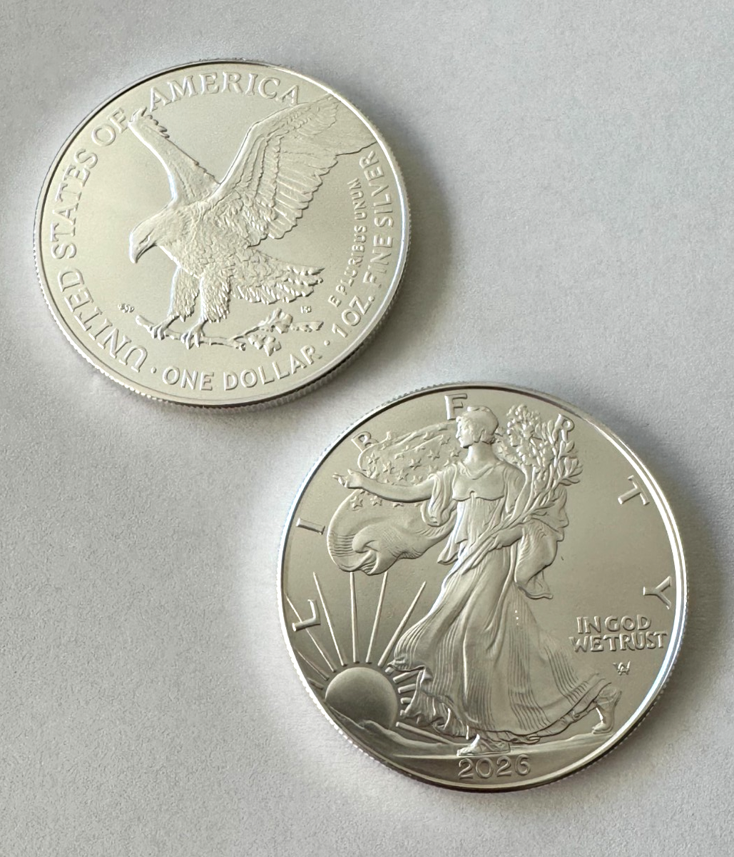 Lot of 2 Silver 2026 American Eagle 1 oz. Fine .999 US oz Coins | eBay