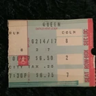 Queen Vintage Concert Ticket Stub 1970’s