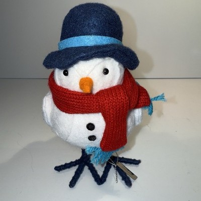 Wondershop Featherly Friends Reunion Fabric Roller Top Hat Scarf White 2016