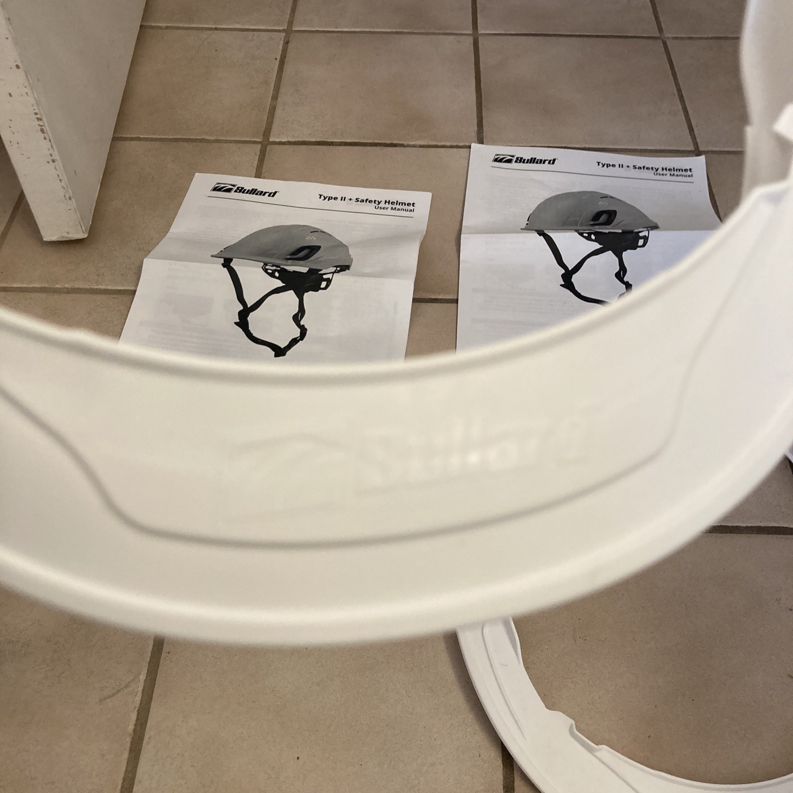 Set of 2 Bullard Vented Helmet Class E Hard Hat Type II + with Flex Brim READ