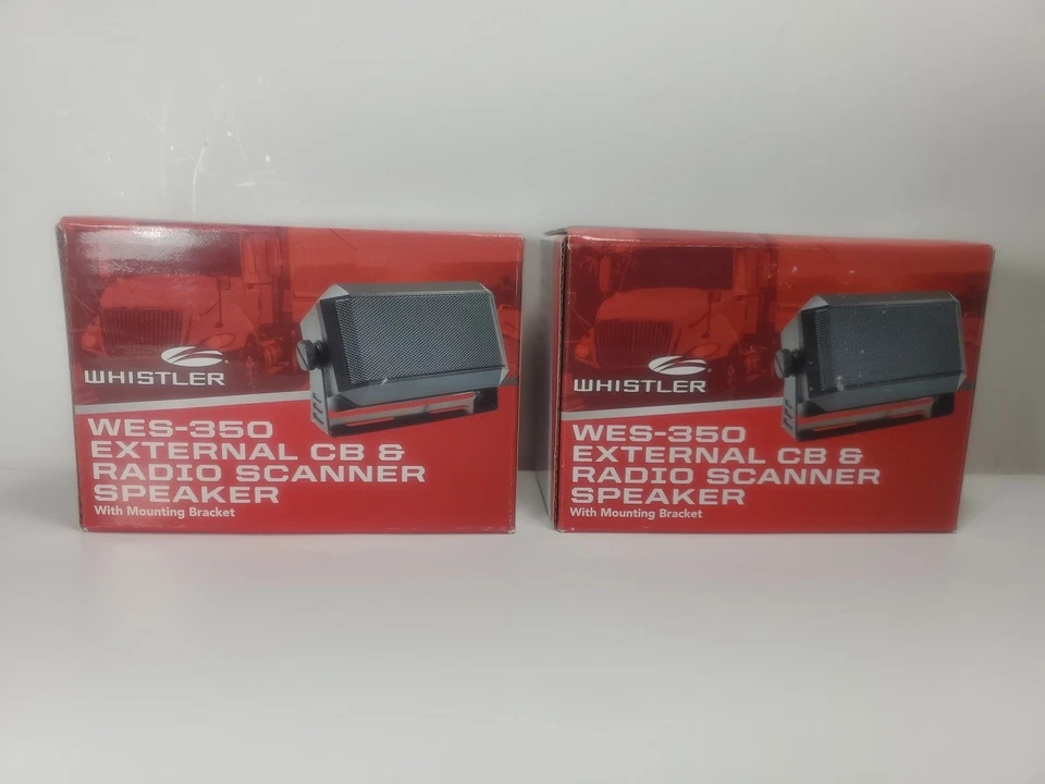 2 Altavoces Externos Whistler Soporte Montado Radio Escáner WES-350 - NUEVO Foto 4 de 4