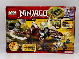 LEGO NINJAGO 2509 - Earth Dragon Defense - NIB Seals Intact - Rare - Box Wear