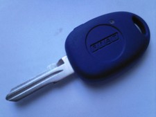GENUINE FIAT PUNTO BRAVA STILO SCUDO ETC 1 BUTTON REMOTE ALARM UNCUT KEY FOB