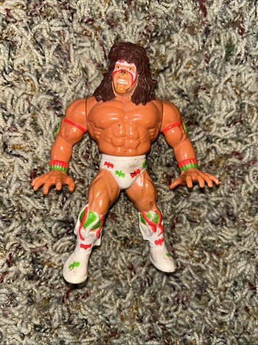 Vintage 1991 Hasbro WWF Ultimate Warrior Wrestling...