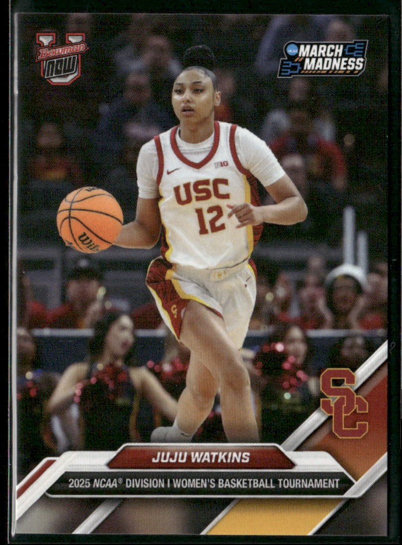 2024-25 Bowman U Juju Watkins March Madness Rookie Card #1