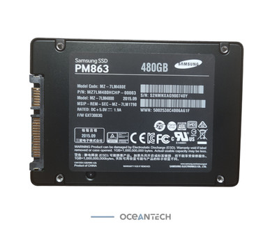 Samsung PM863 2.5'' 480GB SSD SATA 6Gbps MZ7LM240HCHP-00003 MZ-7LM4800