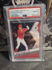 2018 Panini Chronicles Phoenix Prizm #20 Shohei Ohtani Rookie PSA 10 Gem Mint