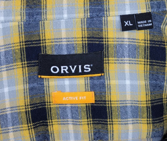 Orvis Active Fit Performance Tech Flannel Shirt P… - image 18