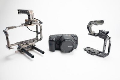 Blackmagic Pocket Cinema Camera 6k EF Mount w/ Tilta Cage and SmallRig Cage