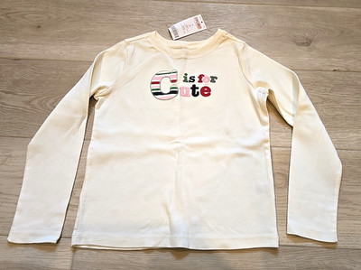2008 Gymboree's Prep School Line ''C is for Cute'' Top for Girls (8) NWT