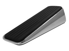 Select Hardware 03312 Decorative Rubber Chrome Stop Wedge Anti Slip Door Holde