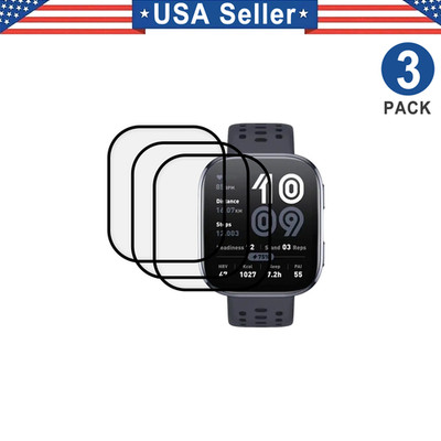 3PK Tempered Glass Screen Protector For Huami Amazfit Bip 6