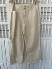 New Universal Thread women's 10/30R ivory Highest Rise Wide Leg jeans, J10