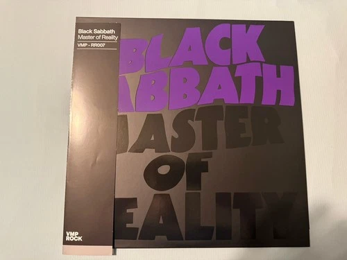 Black Sabbath Master Of Reality Purple Orchid Splatter VINYL ME PLEASE VMP Ex/Ex