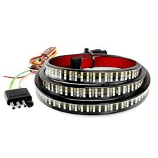 Truck Tailgate Light Bar, 60inch Triple Row 6-Function LED Blink Light Bar