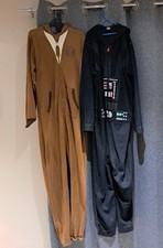 Starwars X2 Onsies bundle All In One Sleepwear Men's Large Darth Vader is XL.