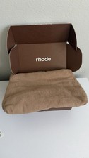 rhode Brown Zipper Makeup Bag Cosmetic Makeup...