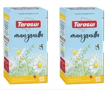 TARAGUI Te de Manzanilla  x 25  |  Chamomile Tea  - Gluten Free. - 2 PACK