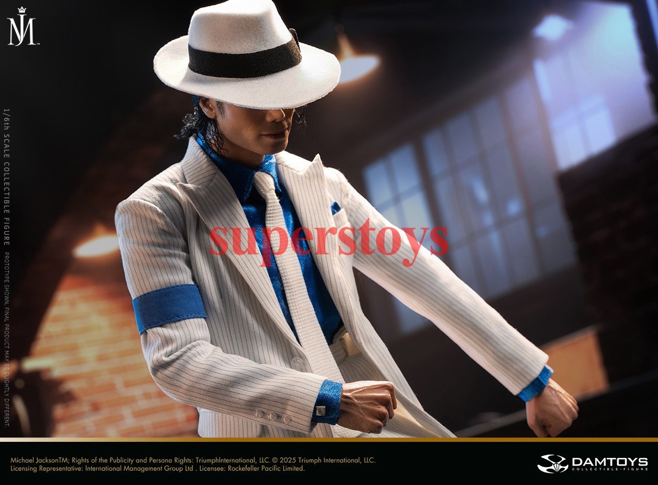 Presale DAMTOYS DMS048S 1/6 Smooth Criminal Jackson Action Figure Deluxe Ver.
