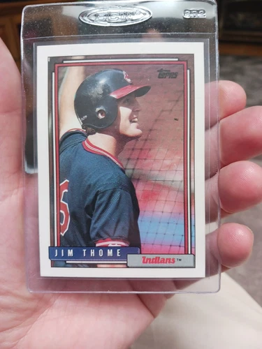 1992 Topps #768 Jim Thome Rookie Cleveland Guardians RC Indians HOF