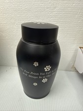 Stainless Steel Pet Cremation Urn Black Sealed Funeral Urn Small Animals US
