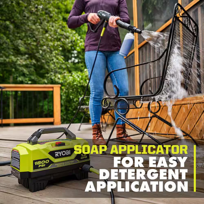 #ad 1800 PSI 1.2 GPM Cold Water Corded Electric Pressure Washer $110.00