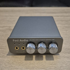 Fosi Audio K5 Pro Mini Stereo DAC Headphone Amp USB Optical RCA Grey