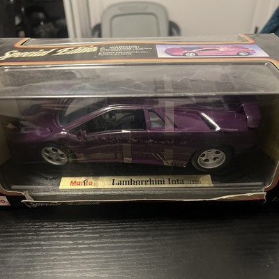 Purple 1995 Lamborghini Diable Jota 1/18 Scale Diecast Model Car by Maisto New