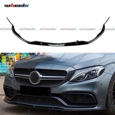 FOR MERCEDES C CLASS W205 C205 C63 AMG FRONT SPLITTER SPOILER LIP BODY KIT 15-22
