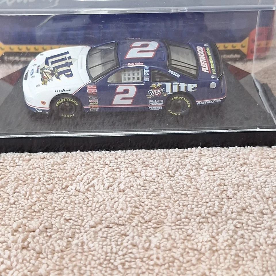 Rusty Wallace #2 Miller Lite 1997 Thunderbird Nascar 1/64 Action Diecast - Image 2 of 4