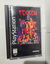 Namco Tekken PS1 Complete w/ Manual, Registration Card. Long Box