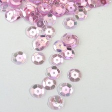 Sequins Transp Orchid Iris 8mm Round Cup 400/ 4,000 25 Off pieces