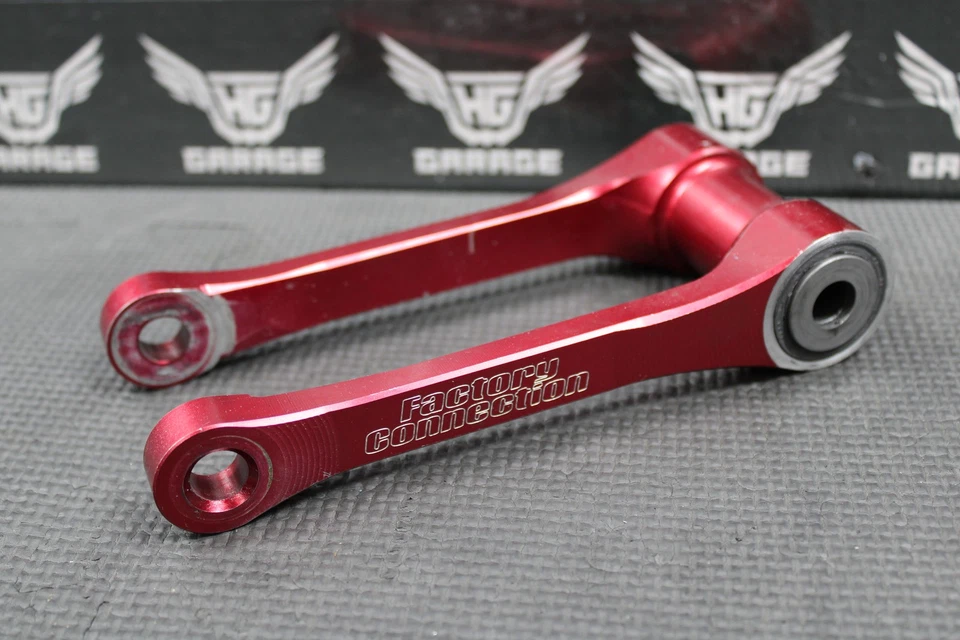 Honda CRF250R CRF450R 2012 conexión de fábrica billet rojo amortiguador basculante acoplamiento Foto 4 de 4