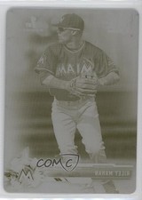 2017 Bowman Draft Chrome Printing Plate Yellow 1/1 Riley Mahan #BDC-132 xi6