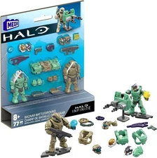 MEGA Construx Halo BAZAAR BATTLEGROUND set HKT15  w/ SPARTAN ZVEZDA MARK VII new