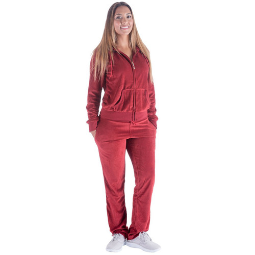Tracksuit for Women Set 2 Piece Joggers Velour Jogging Sweat Outfits Hoodie a...