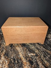Oak Wood Pet Urn