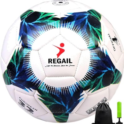 Fußball Kinder Größe 4  Spielball mit Pumpe Netz Beutel geeignet für Jugendliche