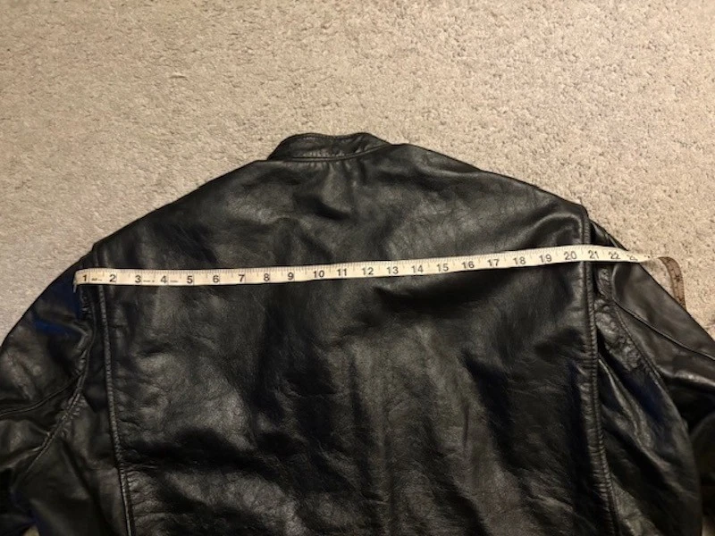 Chaqueta de cuero Brooks Gold Label vintage nueva sin etiquetas, talla 52 Foto 4 de 4