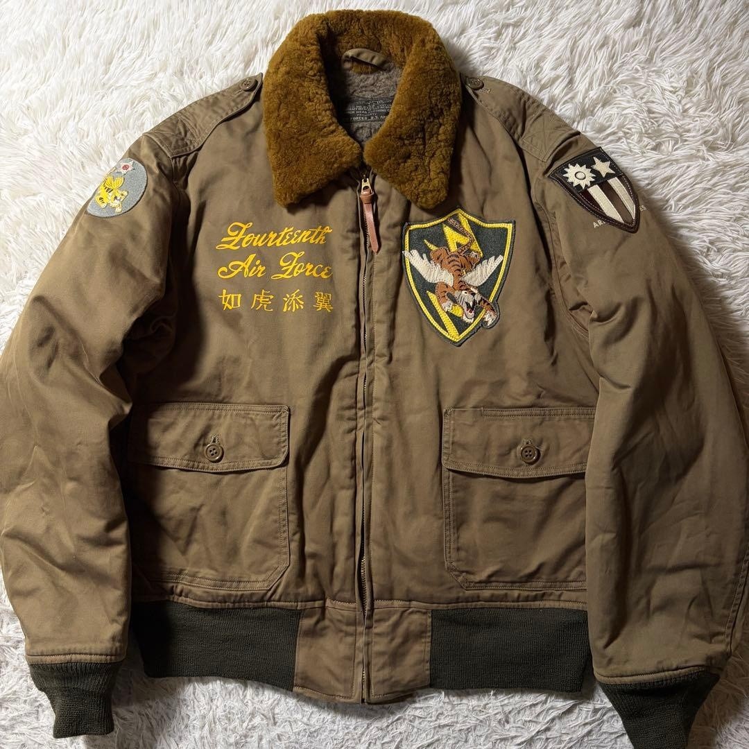 Buzz Rickson's B-10 Flight Jacket Flying Tiger Pa… - image 2