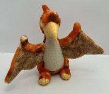 Aurora 9" Orange Flying Dinosaur 2016 Plush Pterodactyl Stuffed Animal Gift Toy