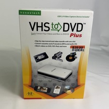 New Sealed Honestech VHS To DVD Plus Video Capture Device  Software Kit PC USB