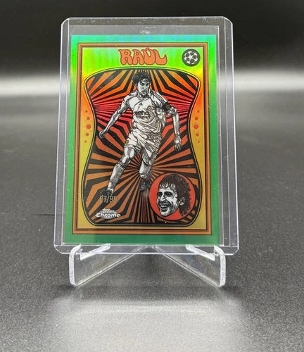 RAUL 2025-26 Topps Chrome UCC Ultra Violet All Stars Case Hit Green #UV-8 07/99
