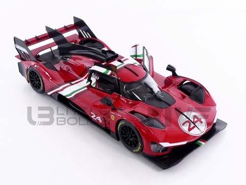 BBURAGO 1/18 - FERRARI 499P 3.0L TURBO V6 MODIFICATA - 2024 16302R - Foto 11 di 13
