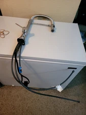 Delta Trinsic Pro Pre-Rinse Chrome Pull-Down Kitchen Faucet - 9659-DST