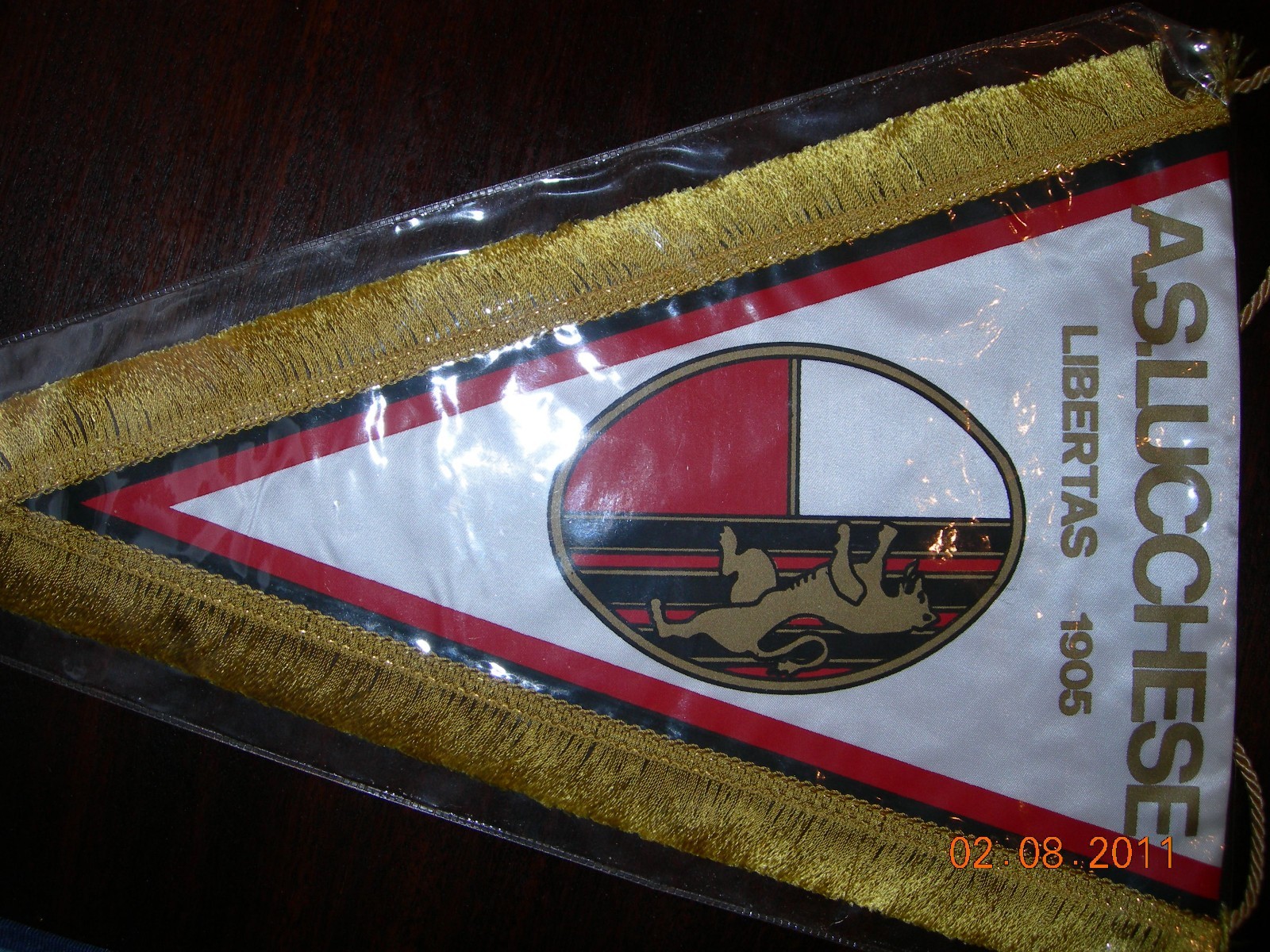 GAGLIARDETTO Ufficiale LUCCHESE, Neopromossa in serie D, Match worn